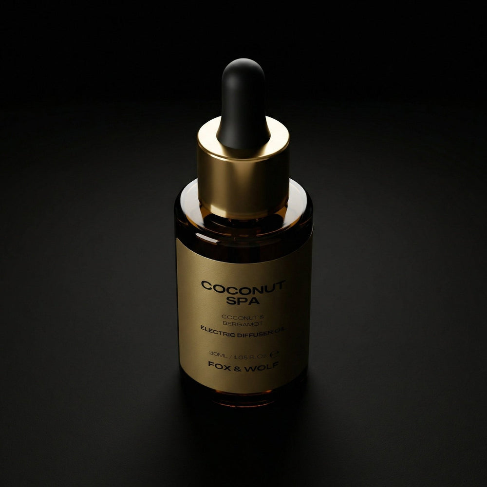 FOX & WOLF Coconut Spa electric diffuser oil concentrate 30ml bottle