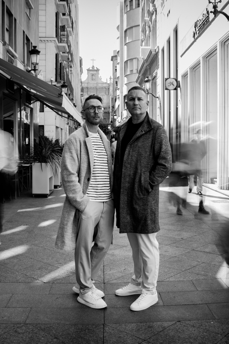 Ryan Fox and Scott Wolf co-founders of FOX and WOLF luxury home fragrance based in Spain