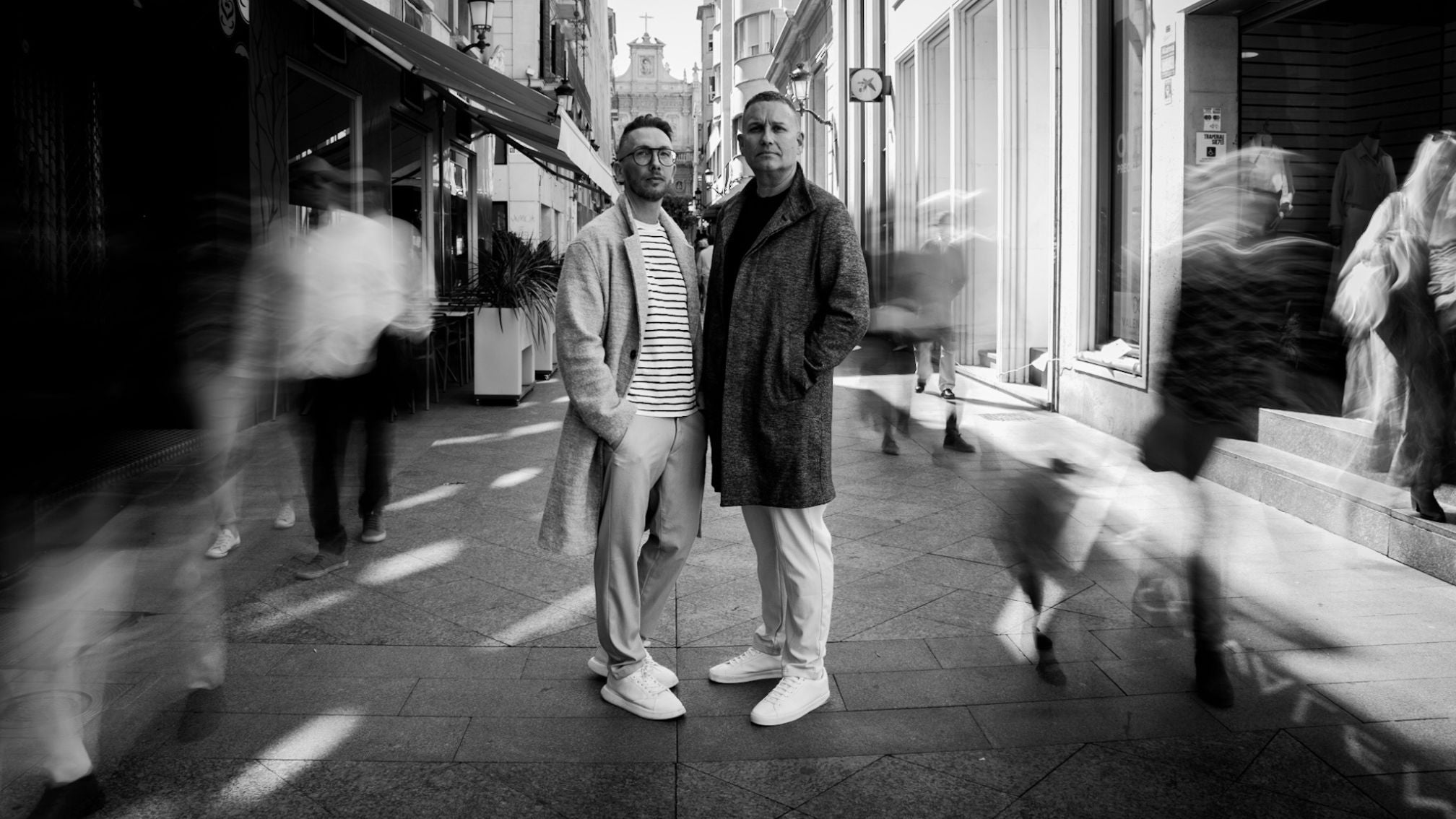 Ryan Fox and Scott Wolf, co-founders of FOX and WOLF luxury home fragrance manufacturer in Spain